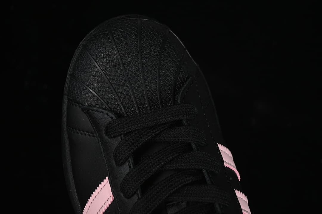 Adidas Superstar EG4959 Black and Pink Sneakers