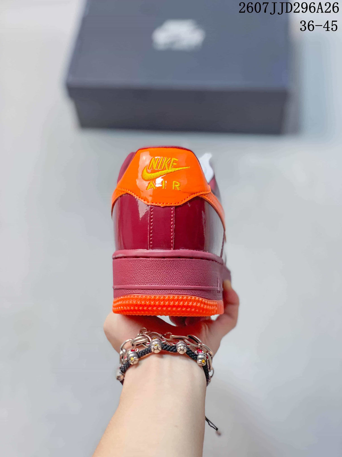 Nike Air Force 1 Low Burgundy Orange 722260UPW