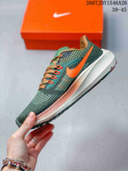 Nike Air Zoom Pegasus 39 Green Orange Running Shoes
