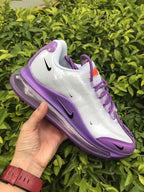 Nike Air Max 720 White and Purple Sneakers