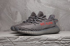 Yeezy 350 V2 Black and Gray Zebra Sneakers