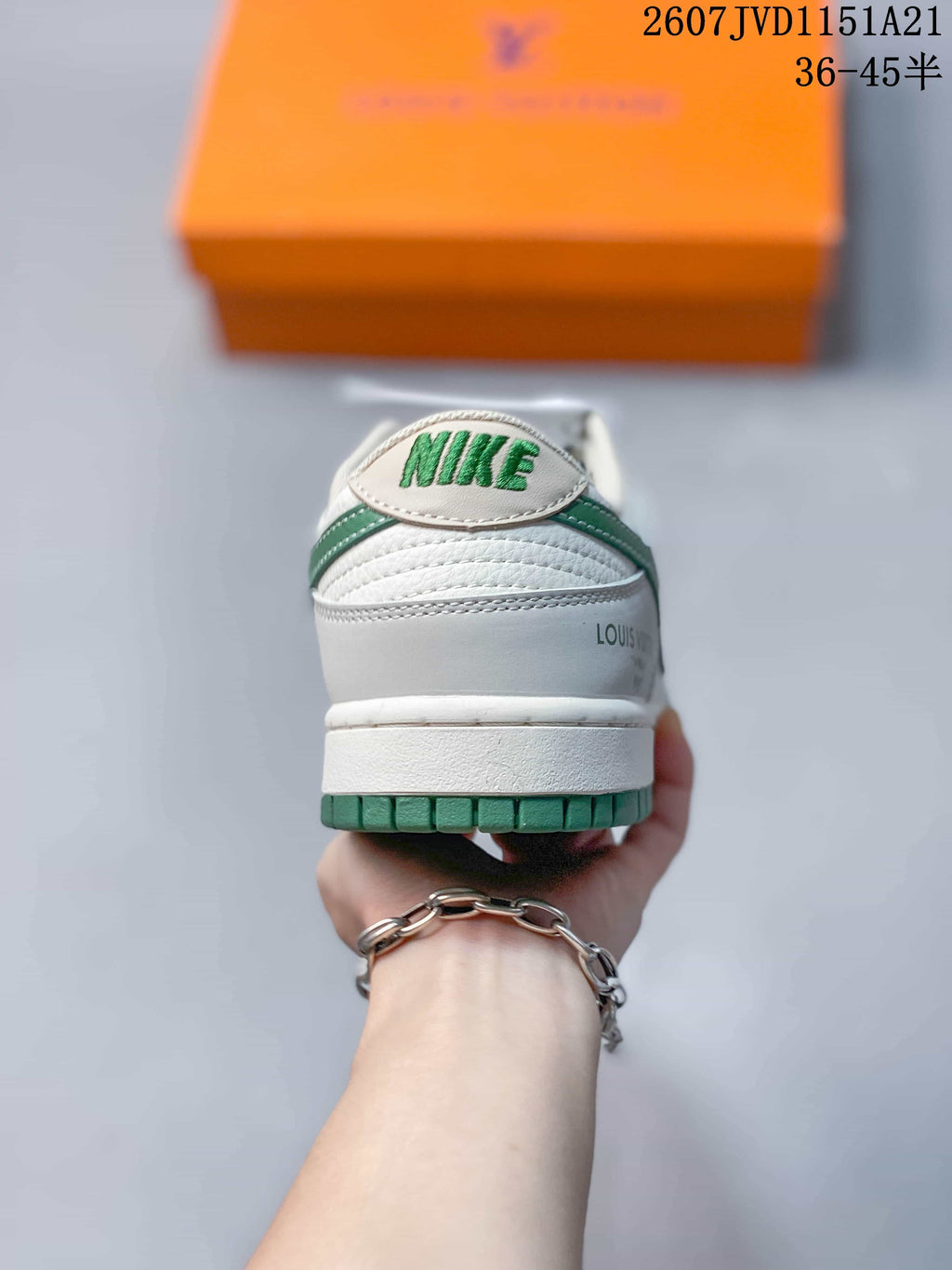 Nike Dunk Low Retro White Green Sneakers 2607JVD1151A21