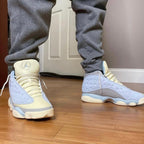 Jordan 13 SoleFly DX5763-100 Sneakers in Blue and Cream