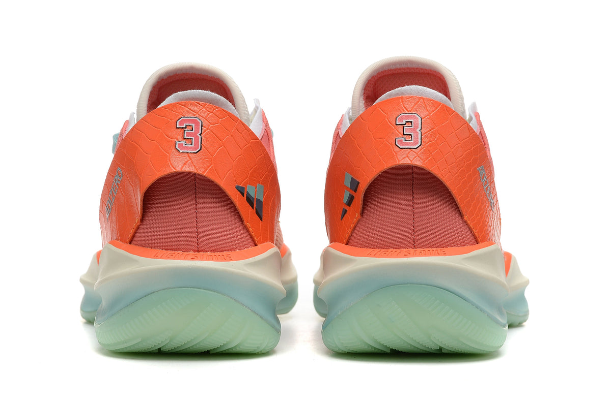 Adidas Adizero Basketball Shoes in Coral and Mint