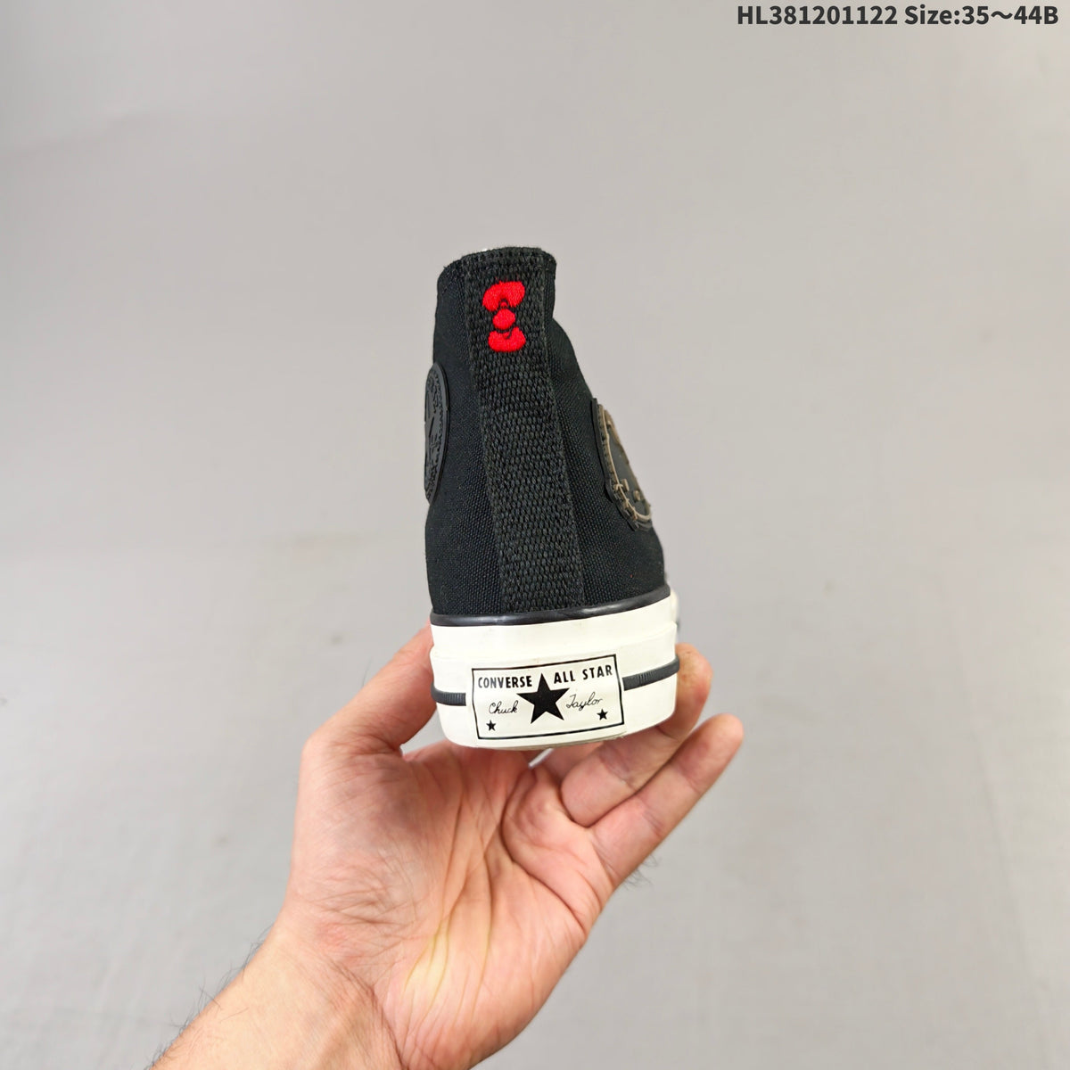 Converse Hello Kitty Black High-Top Sneakers, HL381201122