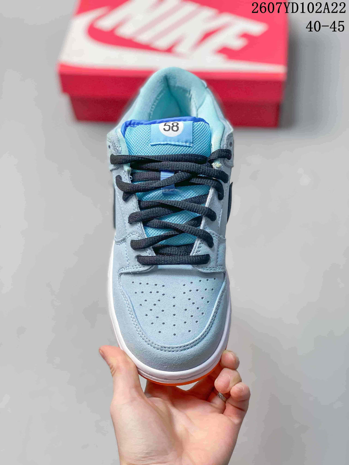 Nike SB Dunk Low Pro Light Blue Skate Shoes 07YD102A22