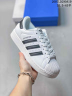 adidas Superstar White Black Shell-Toe Sneakers 2607LD299A19
