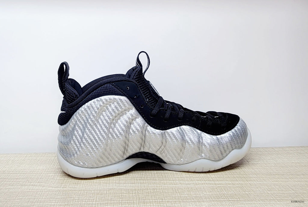 Nike Foamposite Pro Silver Surfer Silver Basketball Shoes
