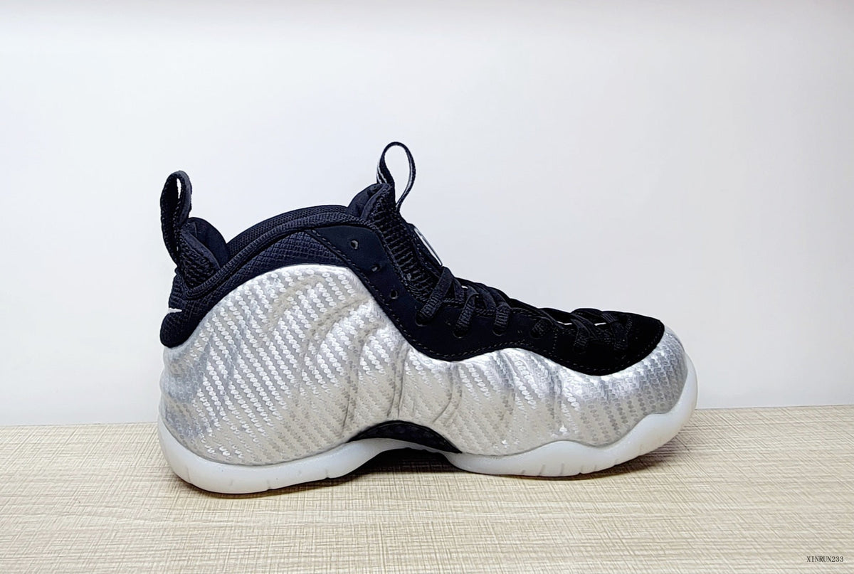 Nike Foamposite Pro Silver Surfer Silver Basketball Shoes