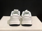 Off-White White Leather Low-Top Casual Sneakers