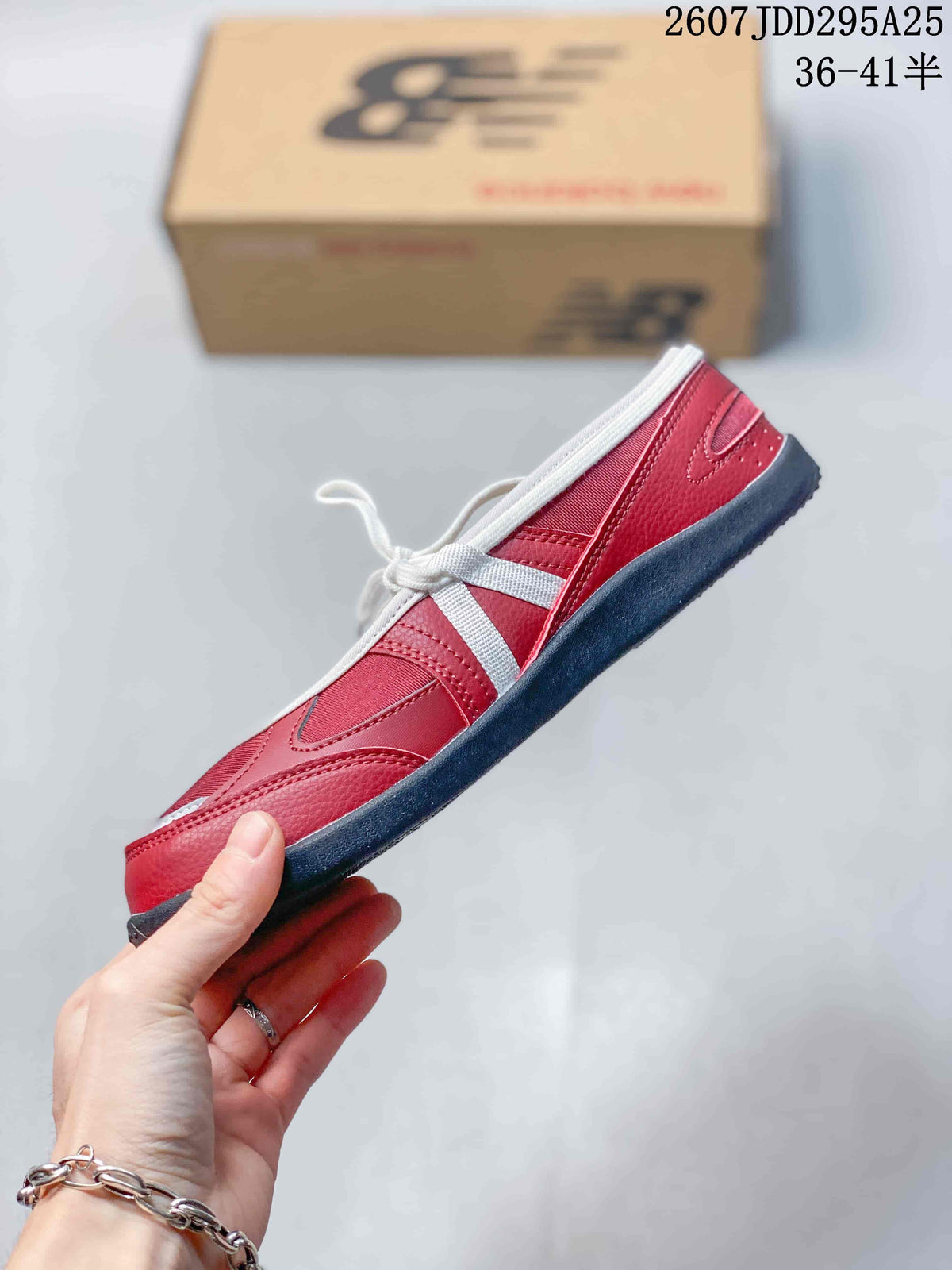 New Balance WD Series Women's Red Low-Profile Sneakers