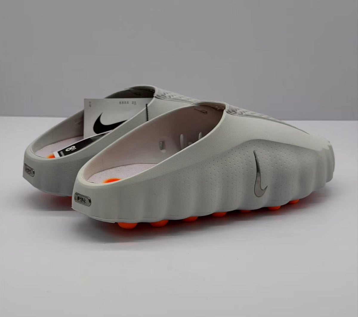 Nike Gray Slide Sandals