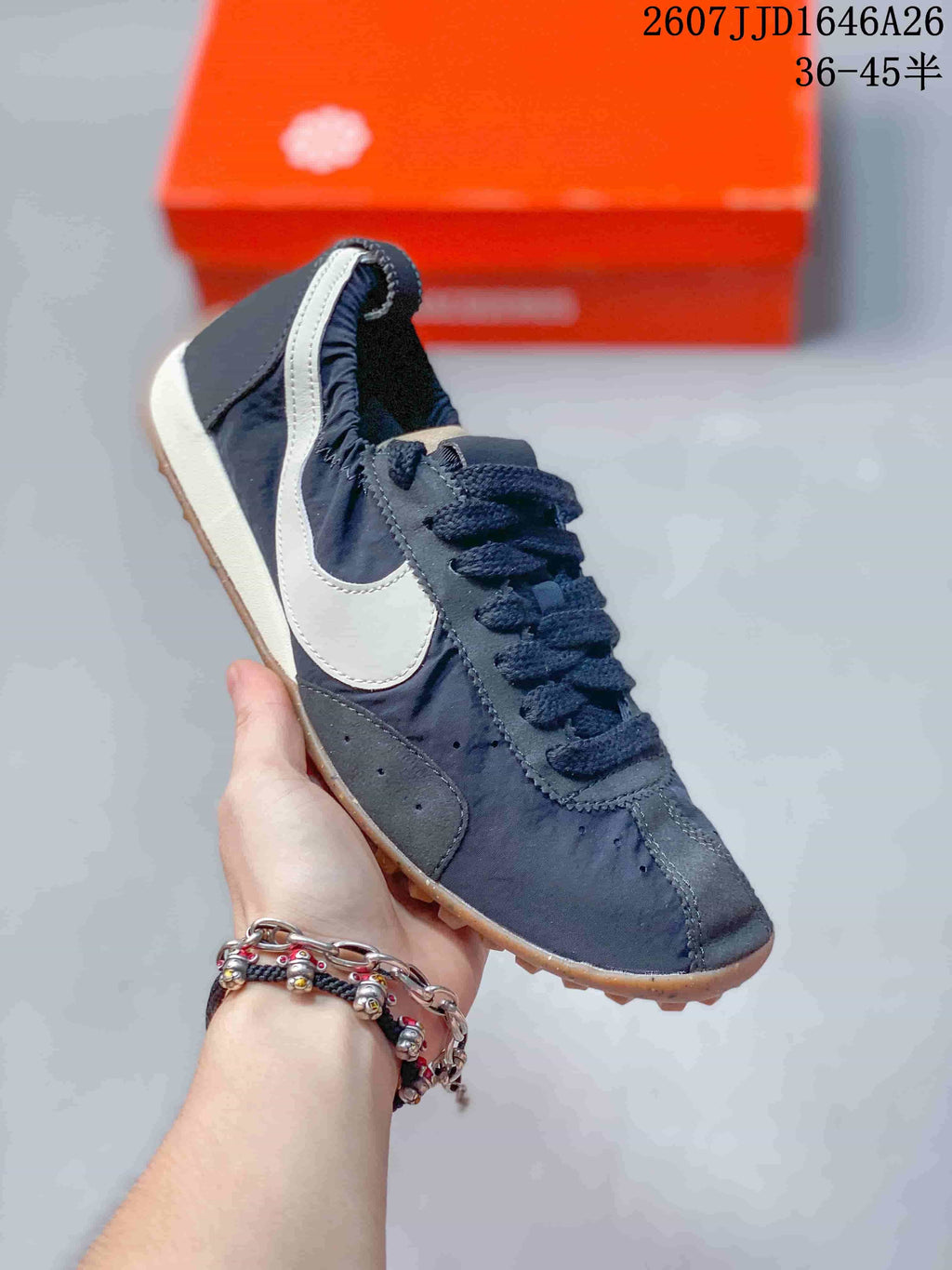 Nike x Jacquemus Low-Top Sneakers Navy White 07JJD1646A26