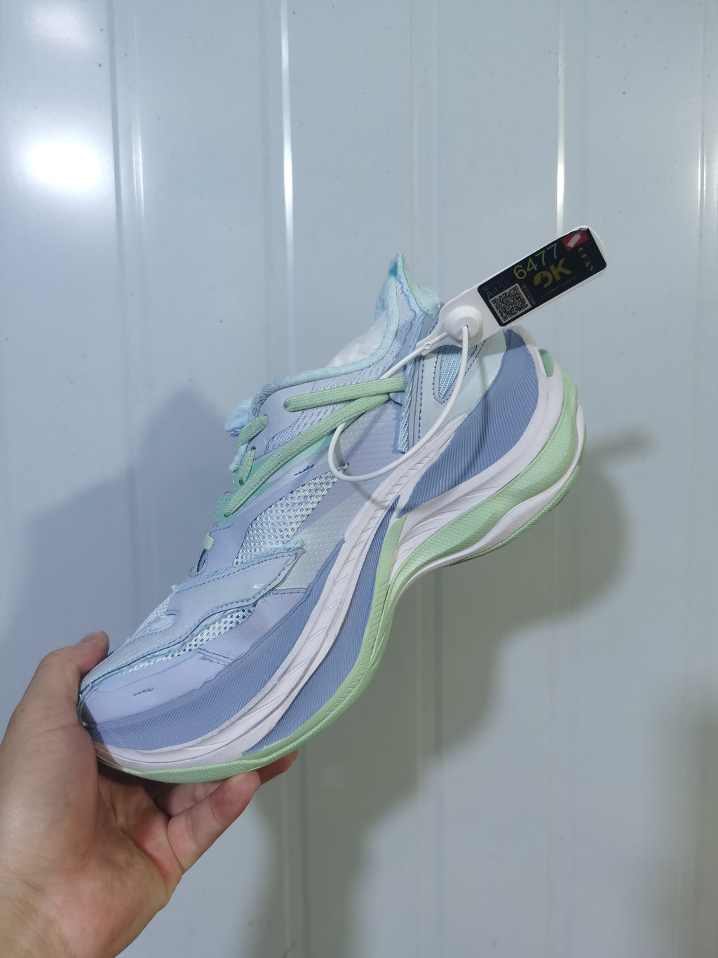 Balenciaga 9191 Sneakers in Moon Blue and Green