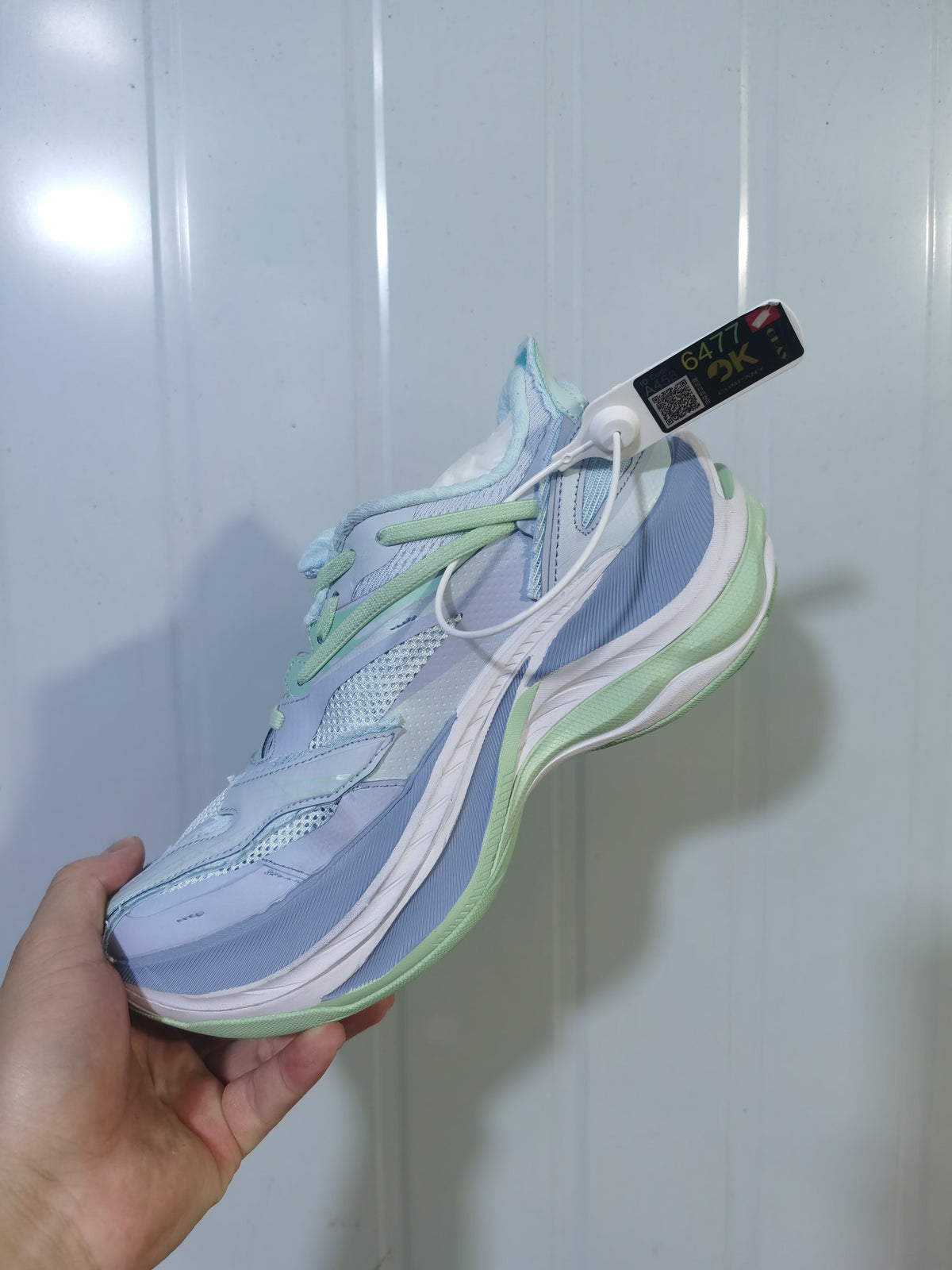 Balenciaga 9191 Sneakers in Moon Blue and Green