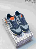 Premiata 2607 TYD111A21 Grey Navy Orange Sneakers