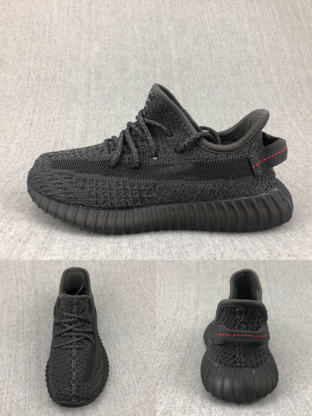 Yeezy 350 V2 Kids Sneakers in Black