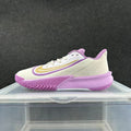 Nike Precision 7 Basketball Shoes in Cream and Purple