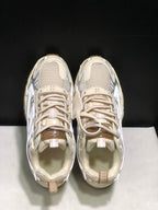 OFF-WHITE Be Right Back Cream Lace-Up Sneakers