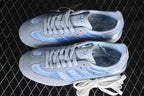 adidas Samba OG HQ5160 Blue Satin Sneakers