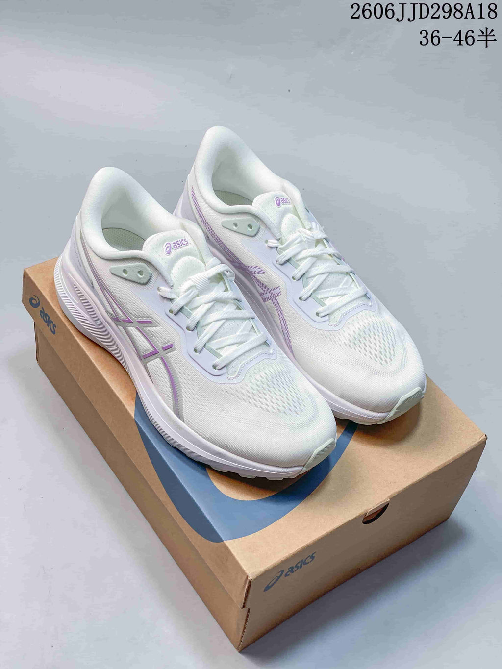 ASICS GT-1000 13 Paris Running Shoes White Lilac 1011B952-750