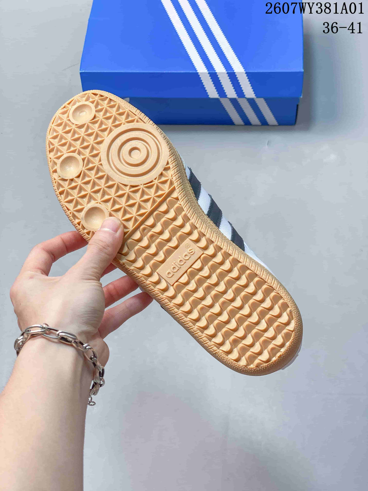 adidas Samba Jane Mary Jane Sneakers White Grey Gum Sole