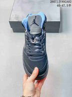 Jordan Air Jordan 5 Low Sneakers in Black and Blue