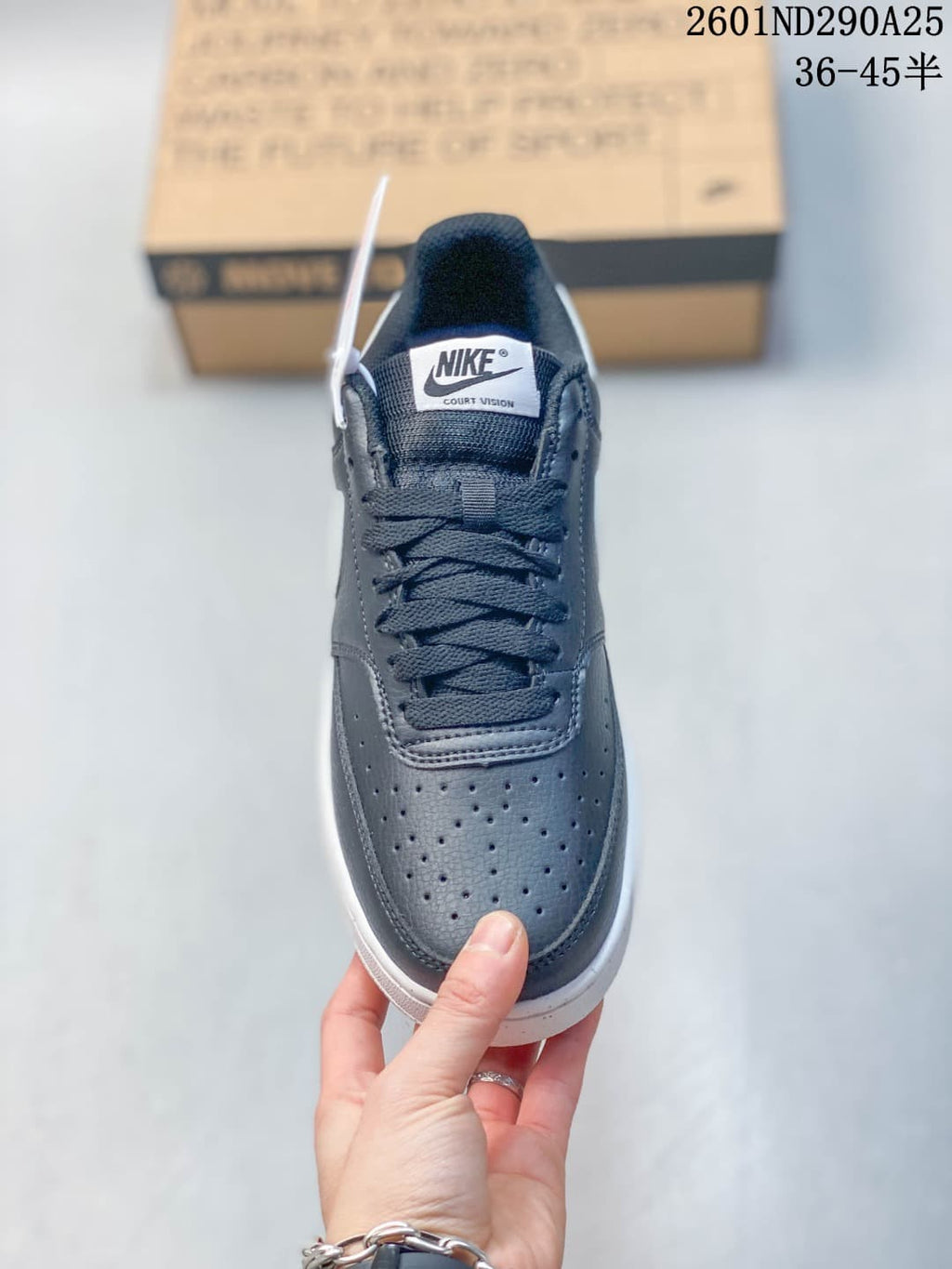 Nike Court Vision Low Sneakers Navy White