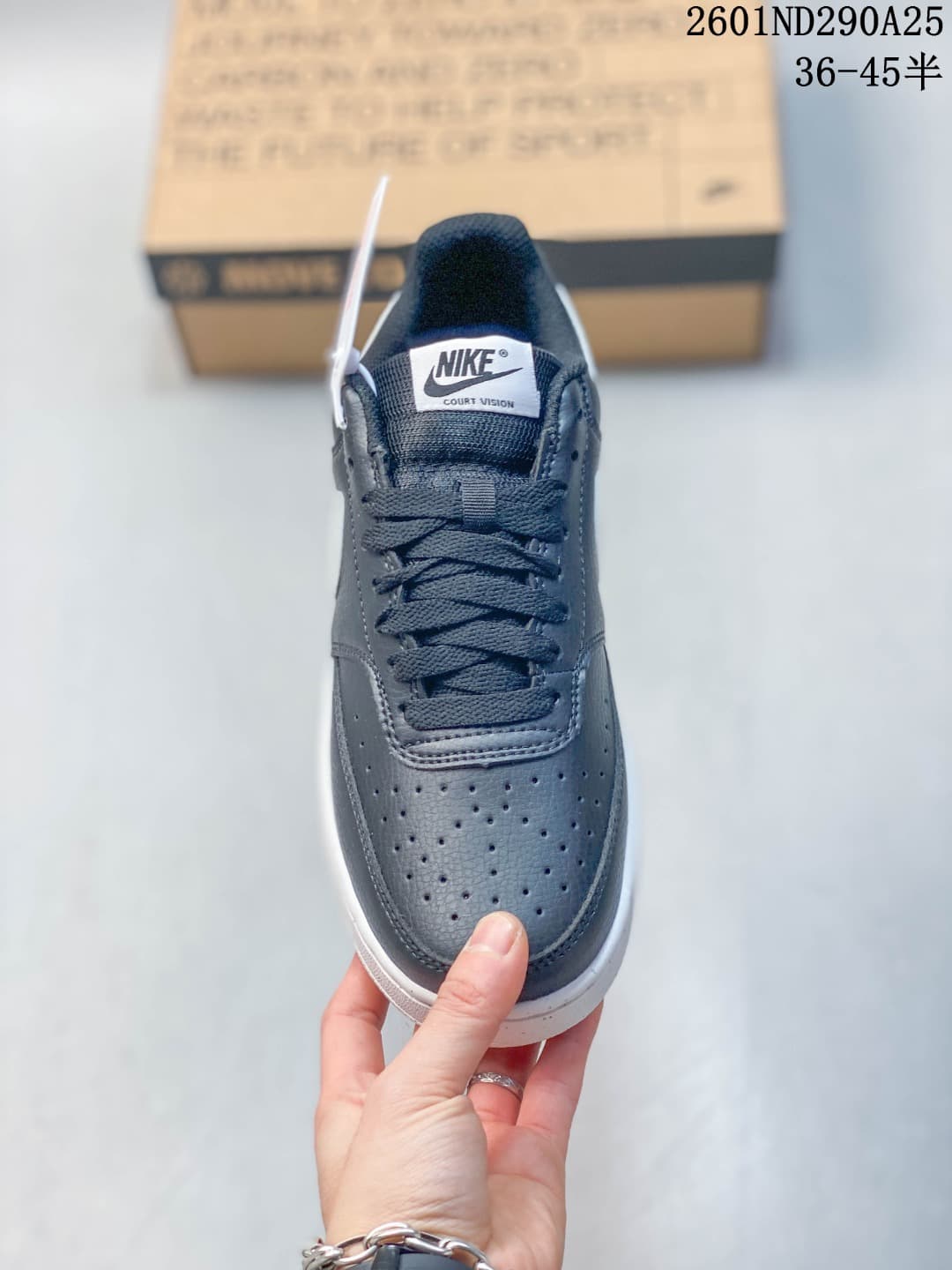 Nike Court Vision Low Sneakers Navy White
