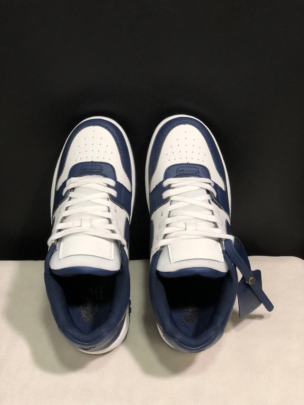 Off-White Out Of Office Low-Top Sneakers Navy White