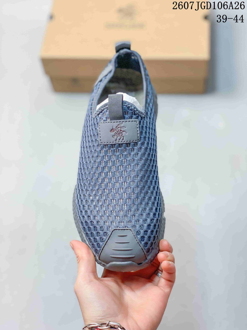 SREGIEK 712260TOI Mesh Slip-On Sneakers Blue Gray