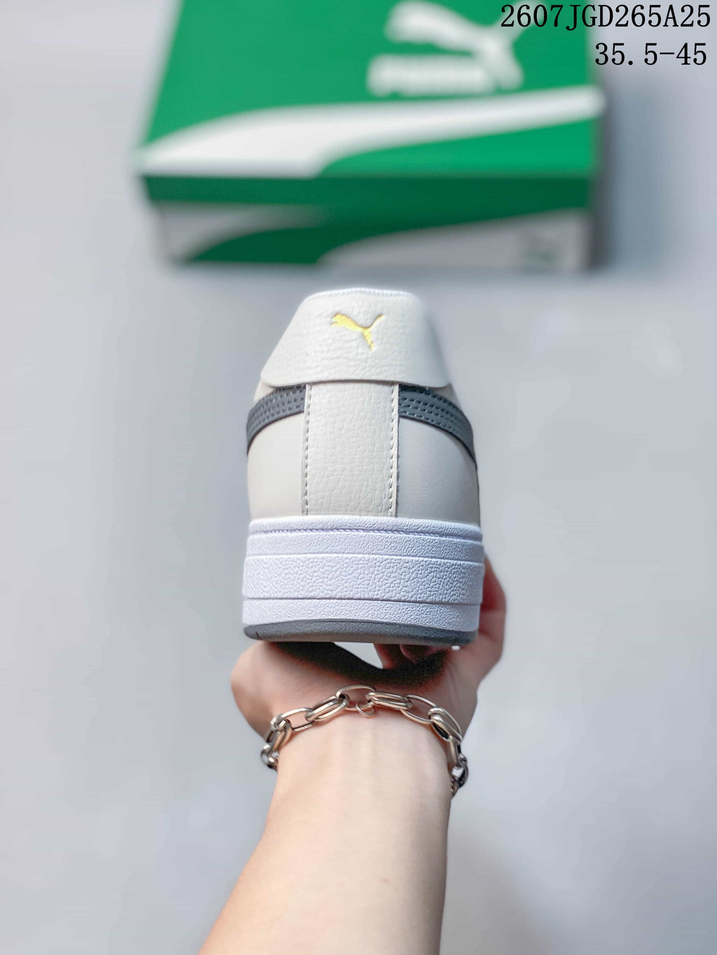 PUMA CA Pro Sneakers White and Gray 712250URY