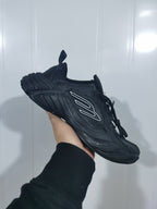 Skechers Black Chunky Lace-Up Sneakers