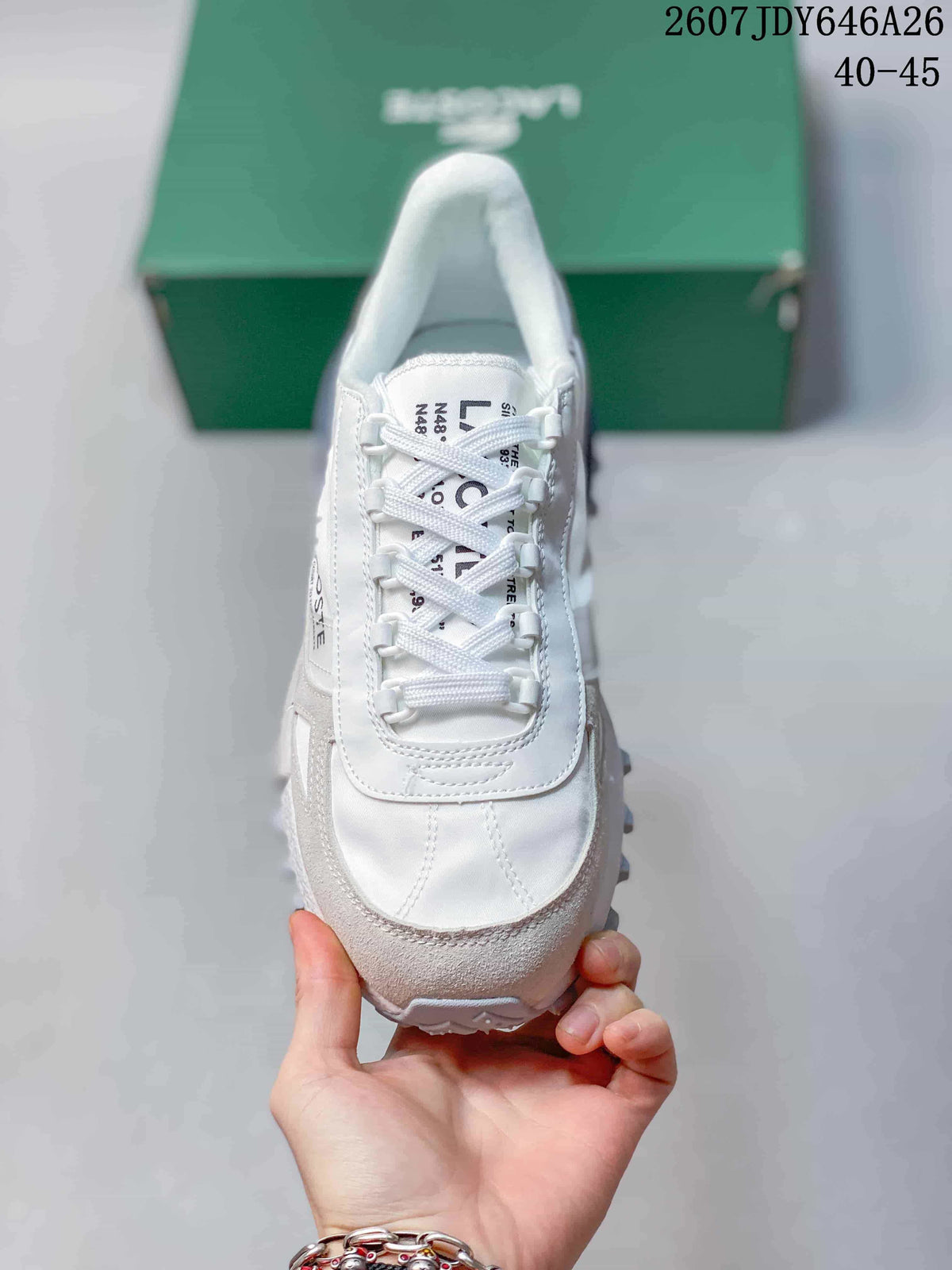 Lacoste Low-Top Sneakers White and Gray JDY646A26