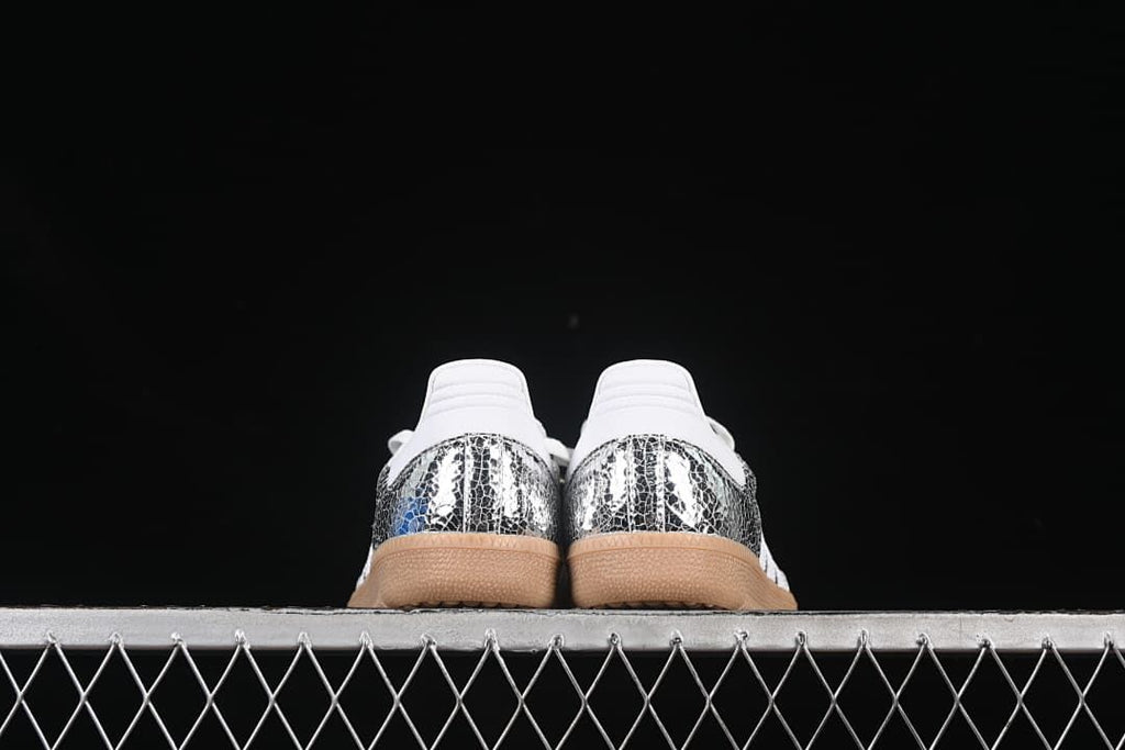 adidas Samba OG W JR0035 Silver Metallic Sneakers