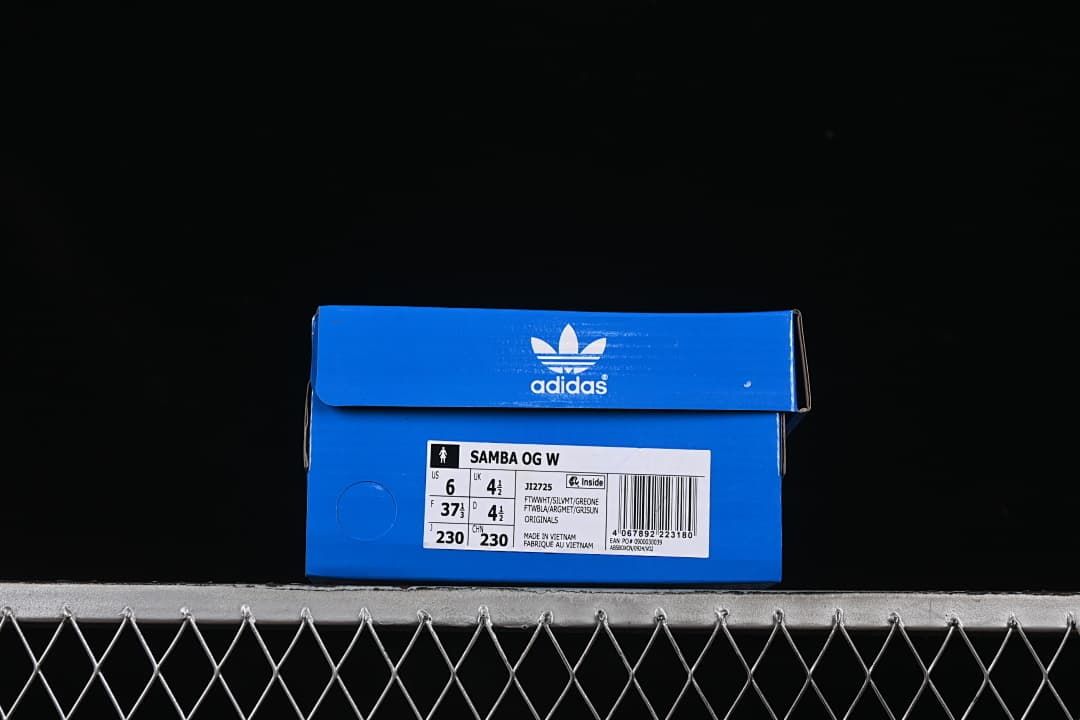 adidas Samba OG JI2725 White Silver Sneakers