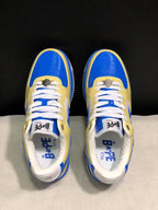 BAPE STA Low-Top Sneakers Blue and Yellow