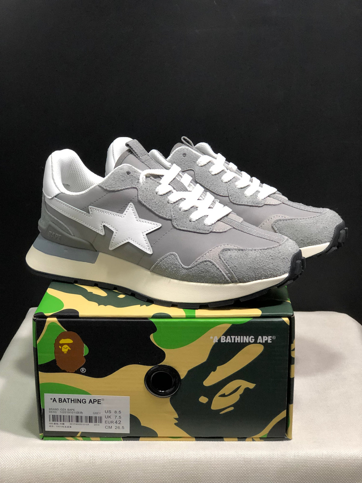 BAPE ROAD STA EXPRESS Sneakers Grey