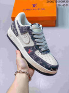 Nike Air Force 1 '07 Low Monogram Print Sneakers