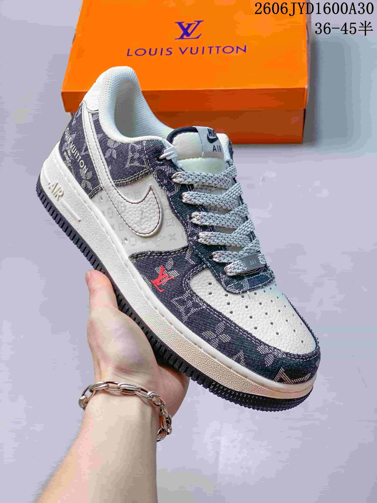 Nike Air Force 1 '07 Low Monogram Print Sneakers