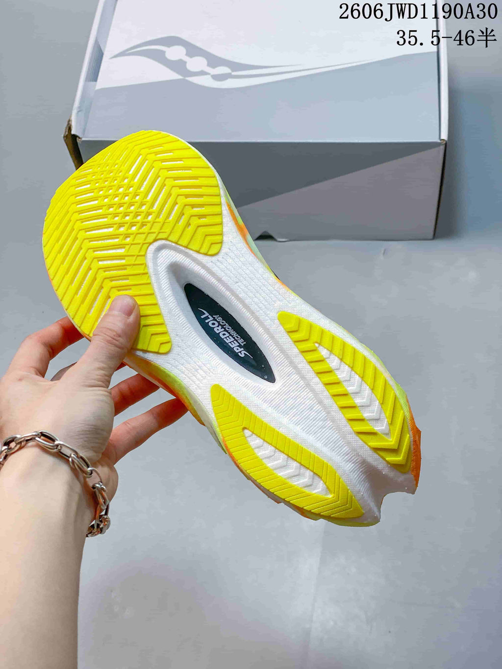 Saucony Endorphin Pro 4 Running Shoes, White Neon