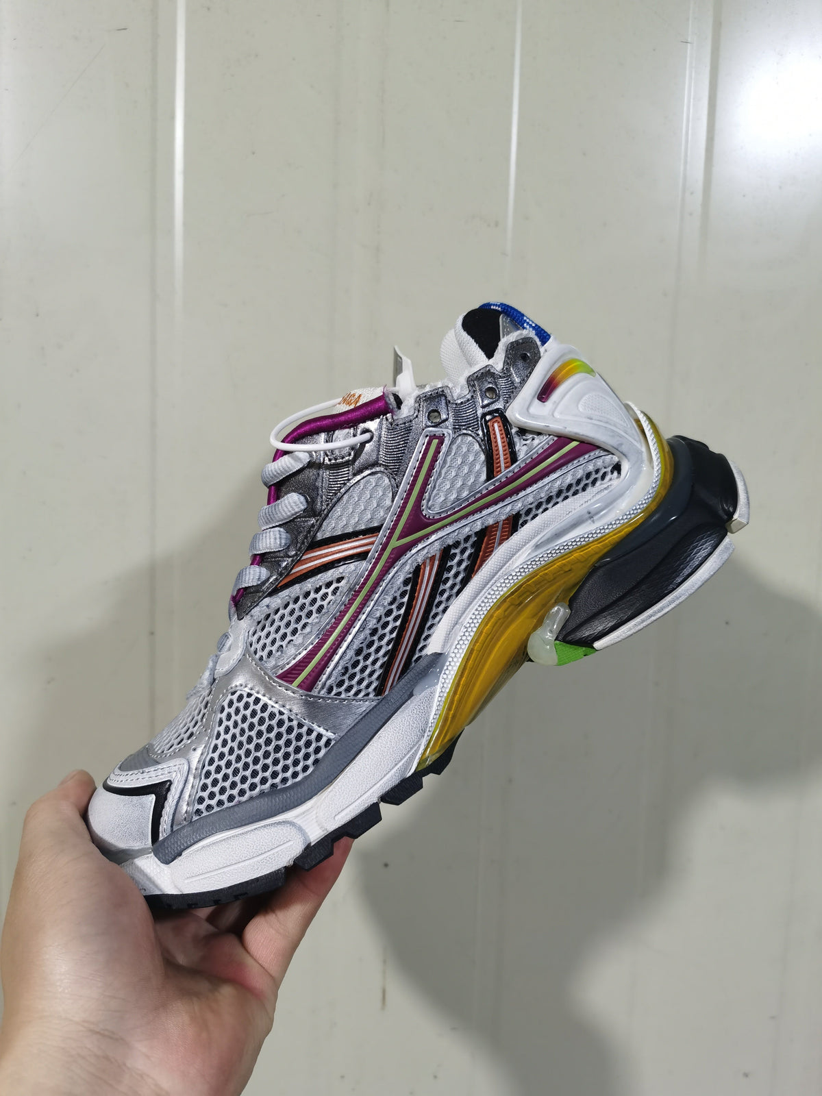 Balenciaga Runner Sneakers Metallic Multicolor