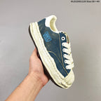 MMY Wayne Low-Top Sneakers in Blue Denim