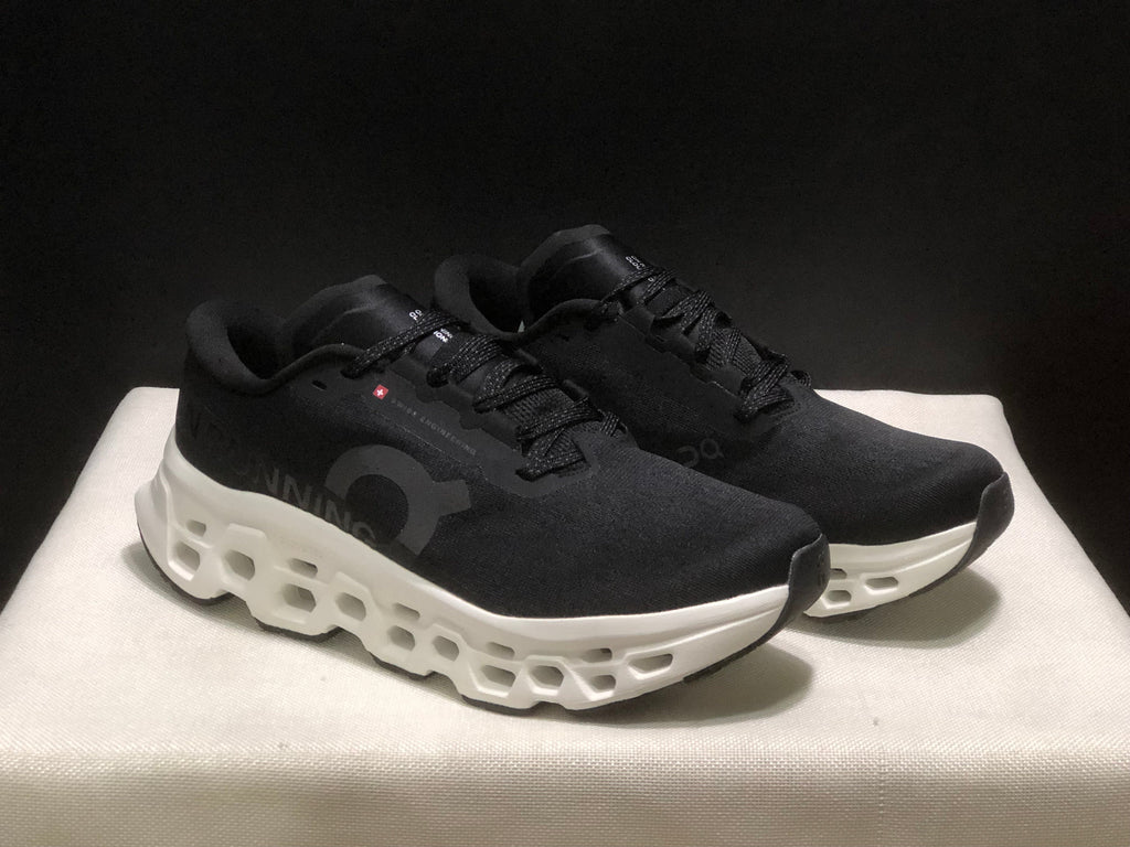 On Cloudmonster 3 Running Sneakers Black White