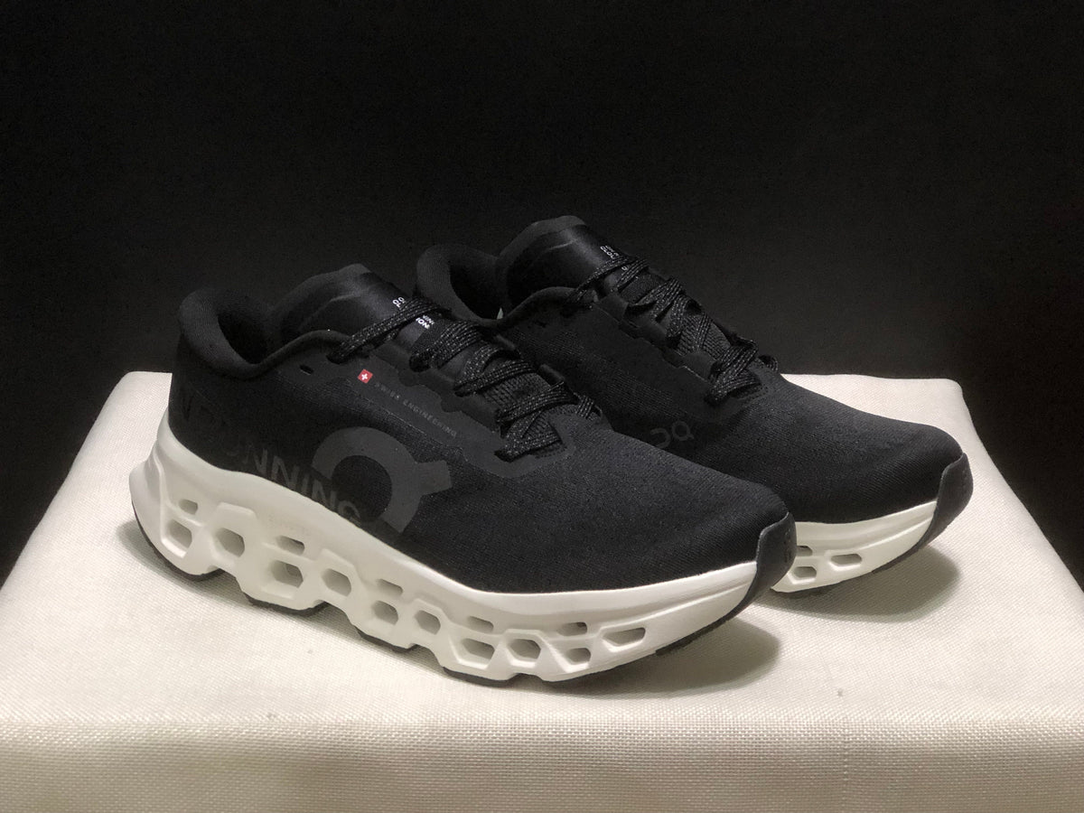On Cloudmonster 3 Running Sneakers Black White