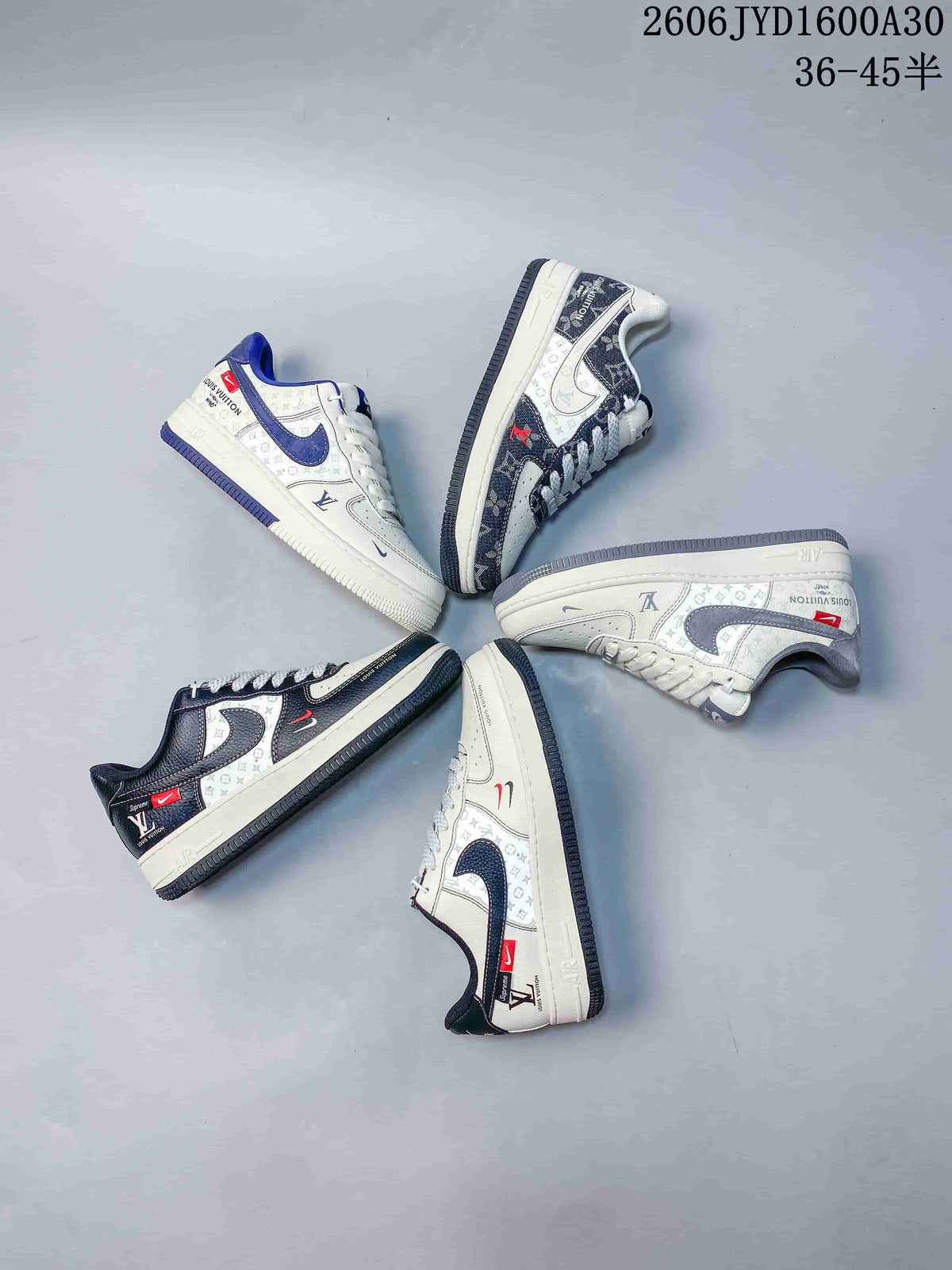 Nike Air Force 1 '07 Low Monogram Print Sneakers