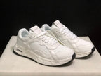 Off-White White Leather Low-Top Casual Sneakers
