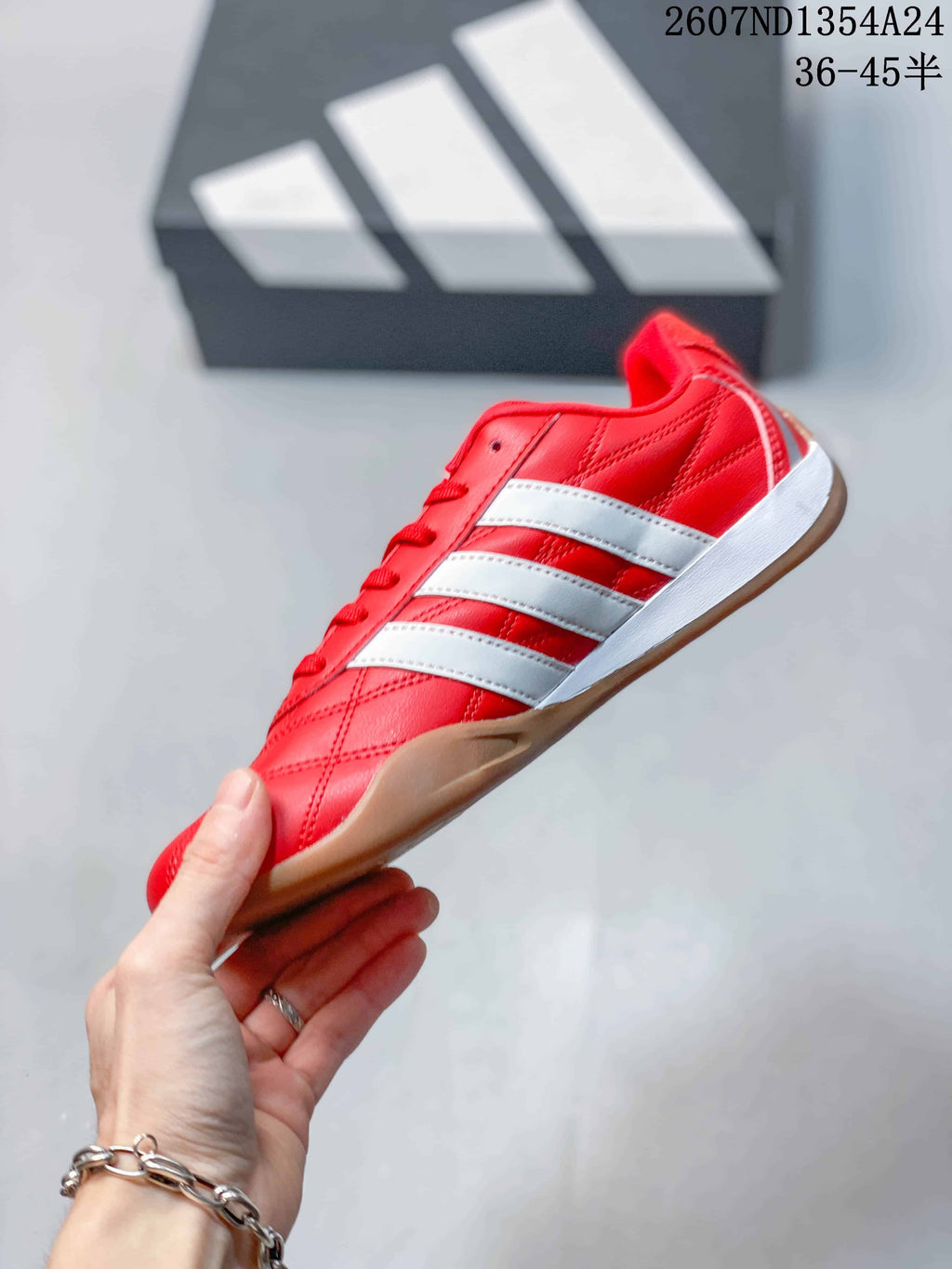 adidas Adipista Red Low-Top Sneakers 79252TER