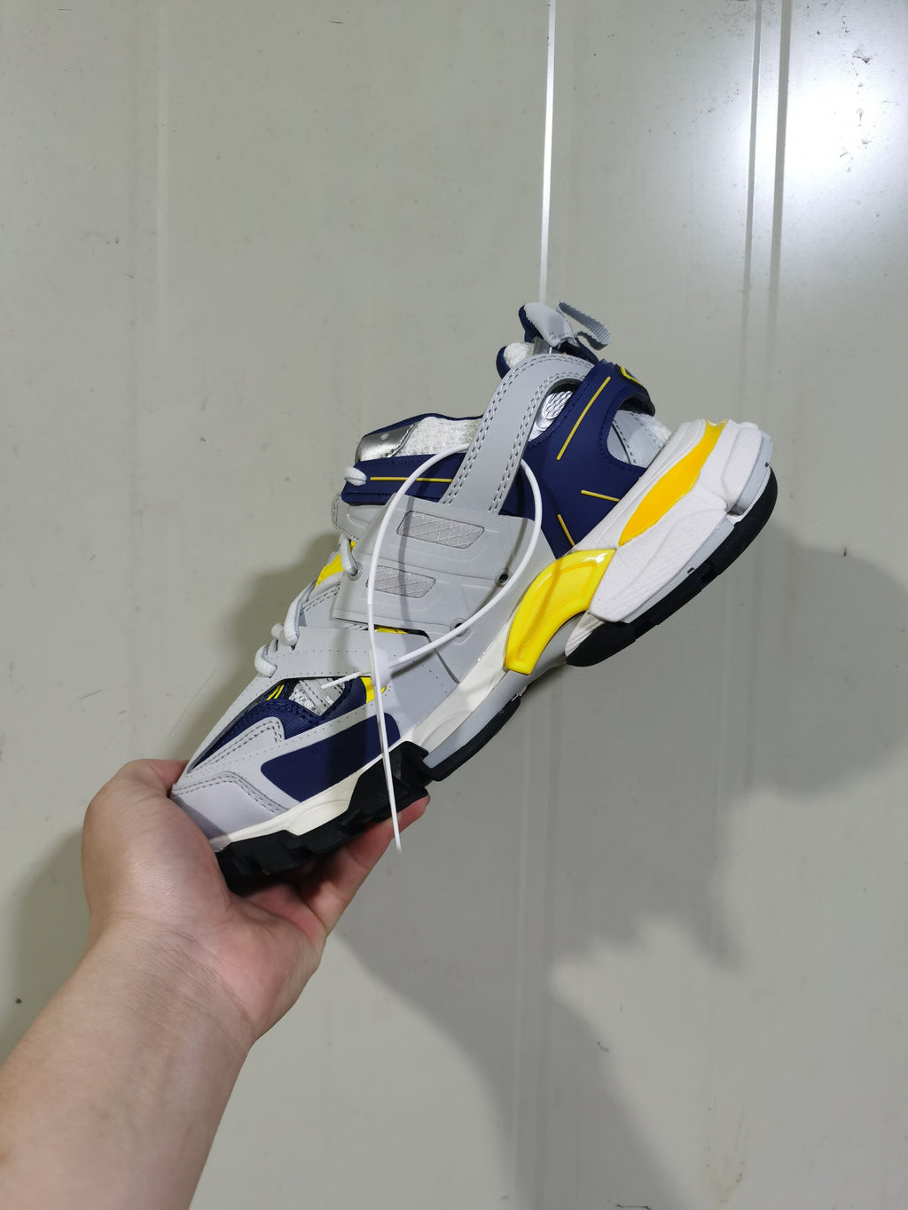 Balenciaga Track Sneaker White Navy Yellow