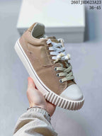 Maison Martin Margiela Canvas Leather Sneakers Taupe 2607JHD623A23